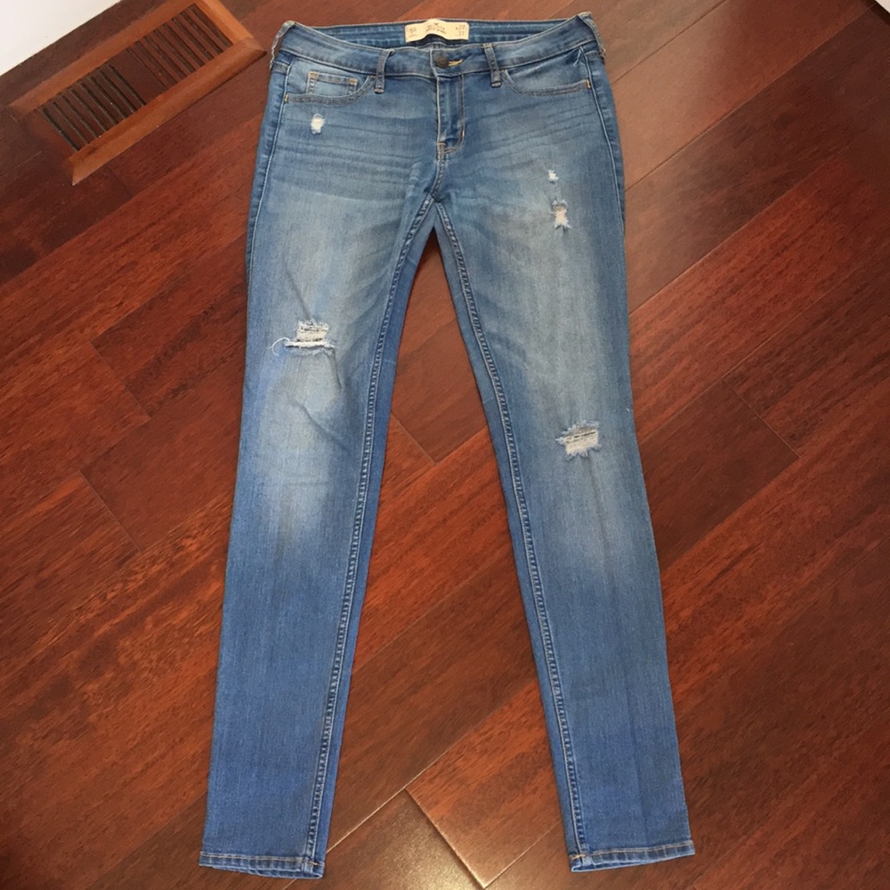 Hollister low rise super skinny jeans